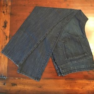 Gap 1969 Real Straight Jeans: dark indigo. Size 20
